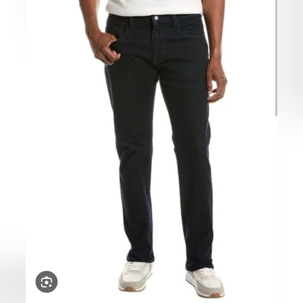 NWT HUDSON Byron 5-Pocket Straight Zip Fly Stretch Jeans Black Men Size 29